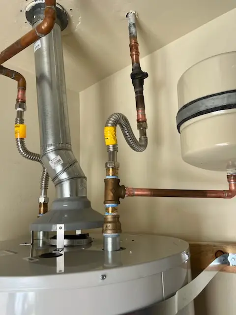 Water heater installation and plumbing repair in Clovis